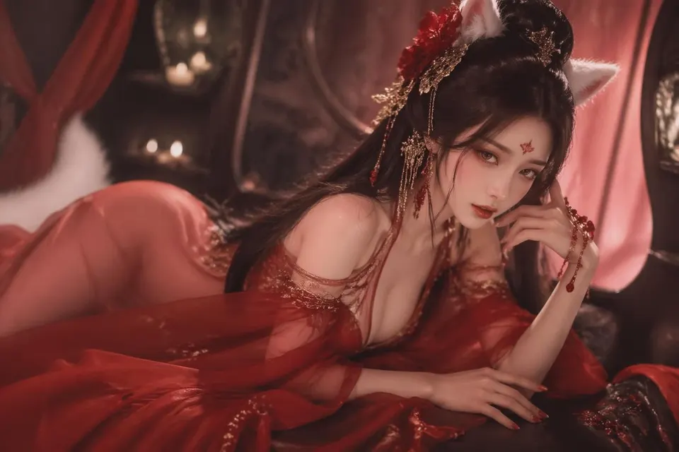 Reference image: Su Daji Ancient-Style Glamour Portrait