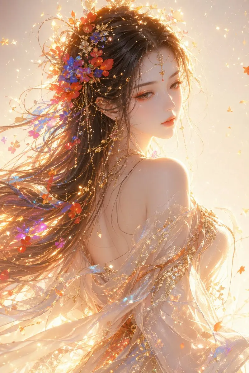 Reference image: Eastern Fantasy Female Half-Portrait