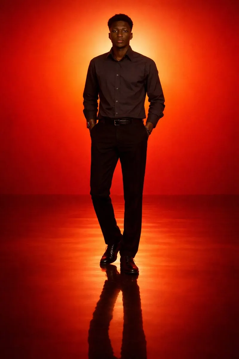 Reference image: Cinematic Minimal Portrait