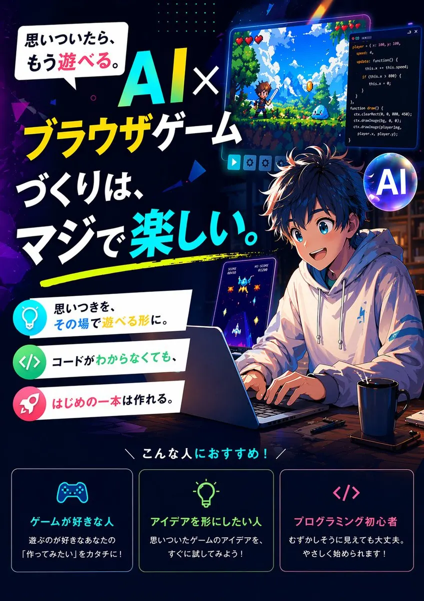 Reference image: Browser Game Ad Creative Poster
