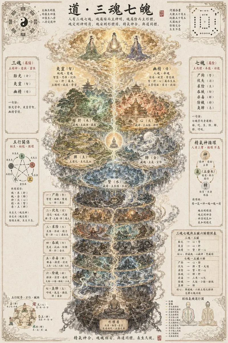 Reference image: Taoist Three Souls Seven Po Poster