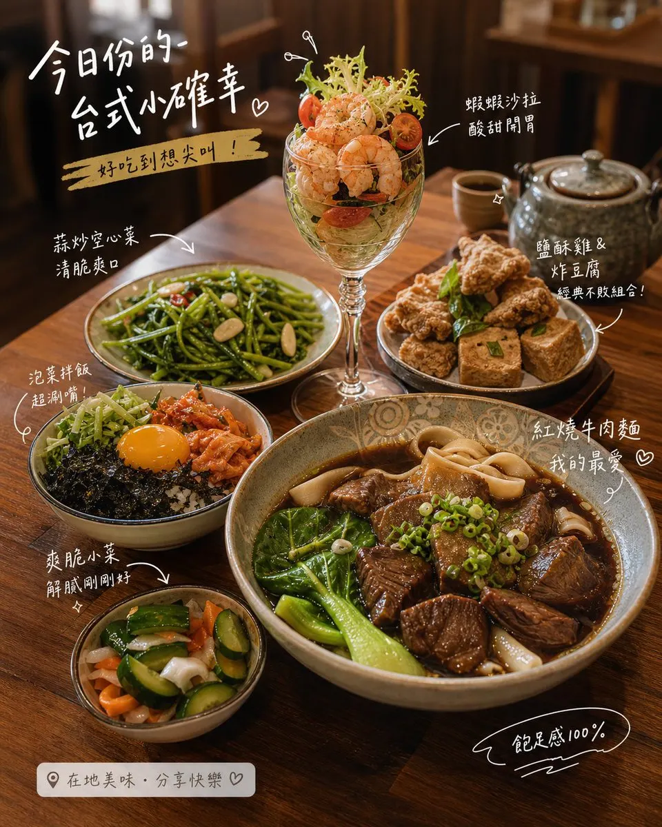 Reference image: Taiwanese Food Blog Spread
