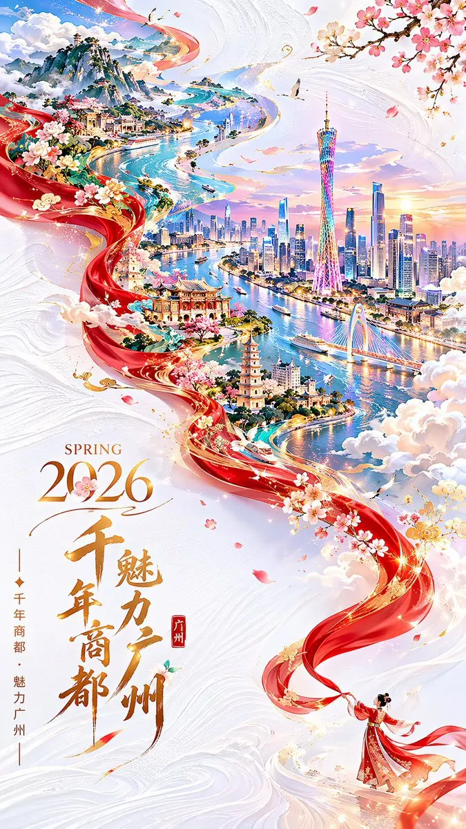 Reference image: Spring Guangzhou City Poster