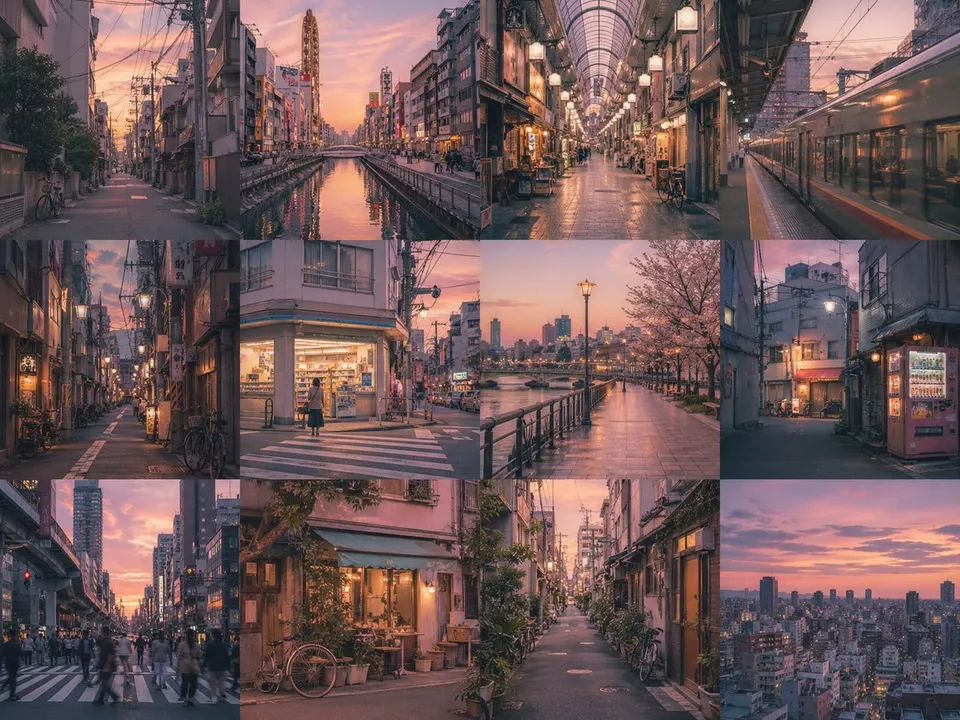 Reference image: Multi-Panel Image Board Template