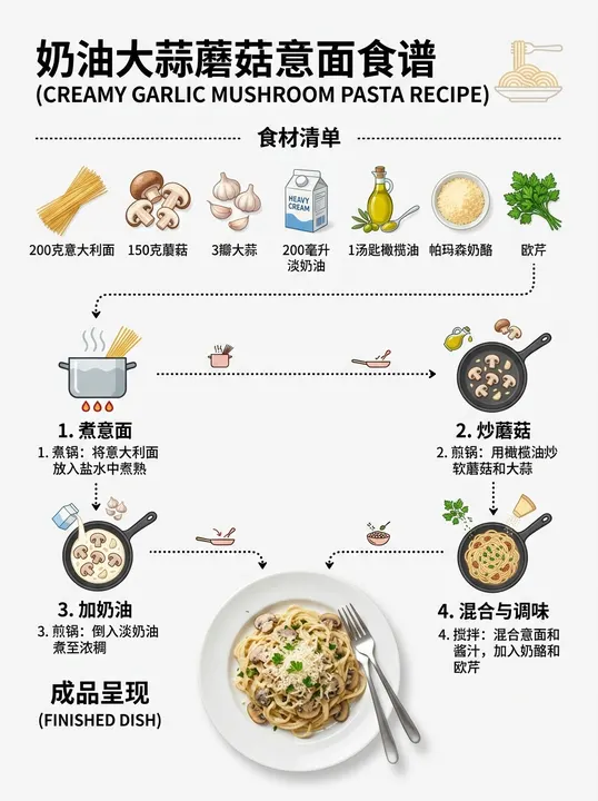 案例 66:食谱信息图制作